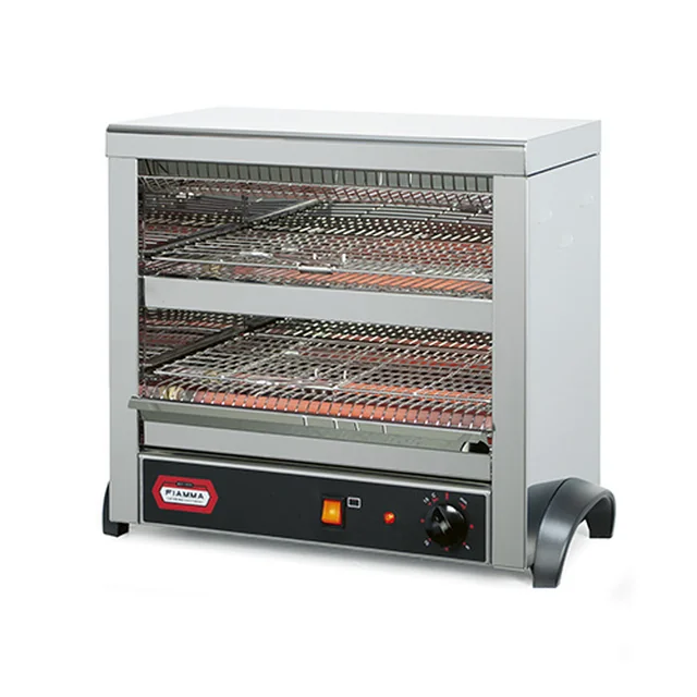 Kenyérpirító Grill Kenyérpirító 525x305x405mm 2,7kW Fiamma TOSTI D5