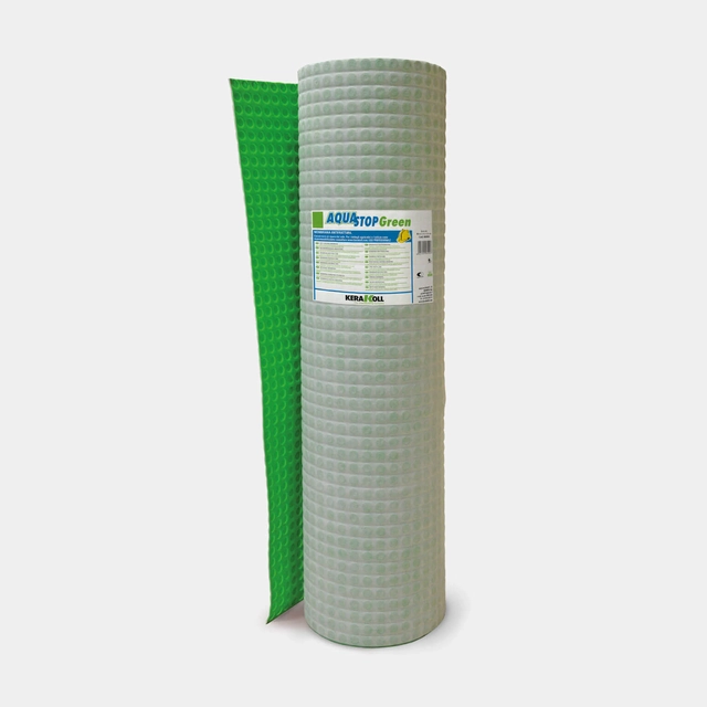 Kerakoll Aquastop zöld vízálló kompenzációs membrán