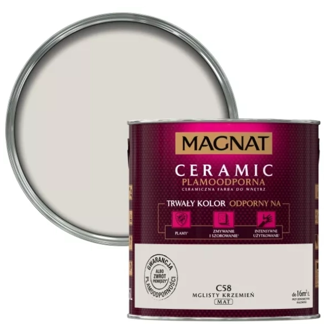 Keramická barva Magnat Ceramic mlhavý pazourek C58 2.5L