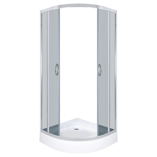 Kerra Intro semi-circular shower cabin 80 cm
