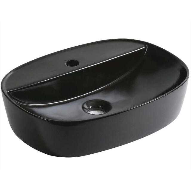 Kerra KR 860 BLM lavabo sobre encimera, negro