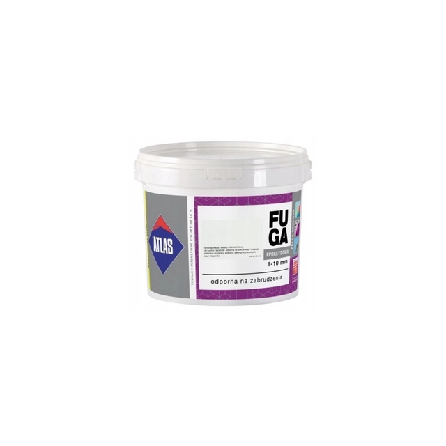 Kétkomponensű Atlas Grout epoxihabarcs 2 kg hamuszürke 202