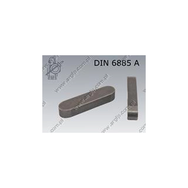 Key 8×7×25 DIN 6885 A