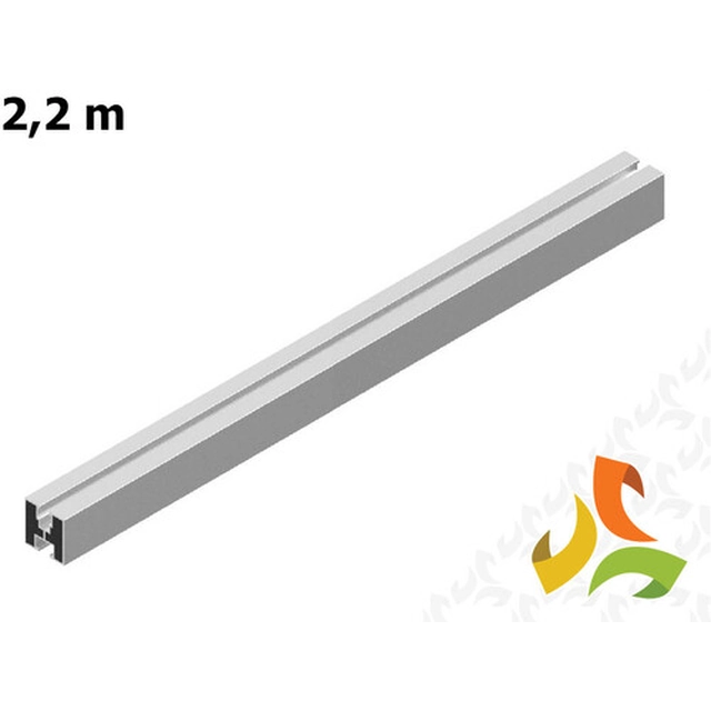 KHE Aluminum profile 2.2m high 40mm PAL40H40 / 2.2 2200mm th. sheets 1.5mm 894622Z