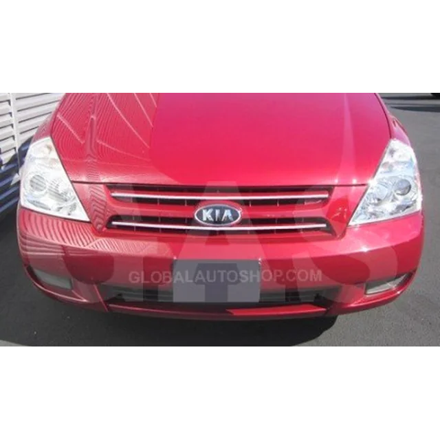 Kia Sedona - Chrome Strips Grill Chrome Dummy Bufer Tuning