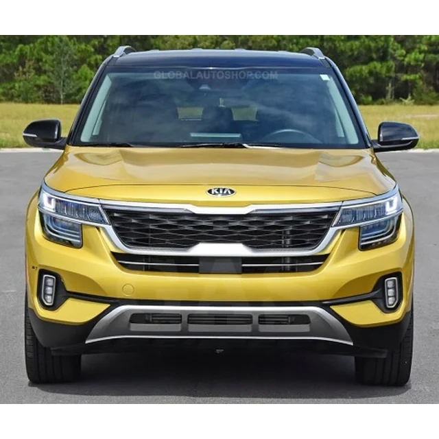 Kia Seltos - Chrome Strips Grill Chrome Dummy Bumper Tuning