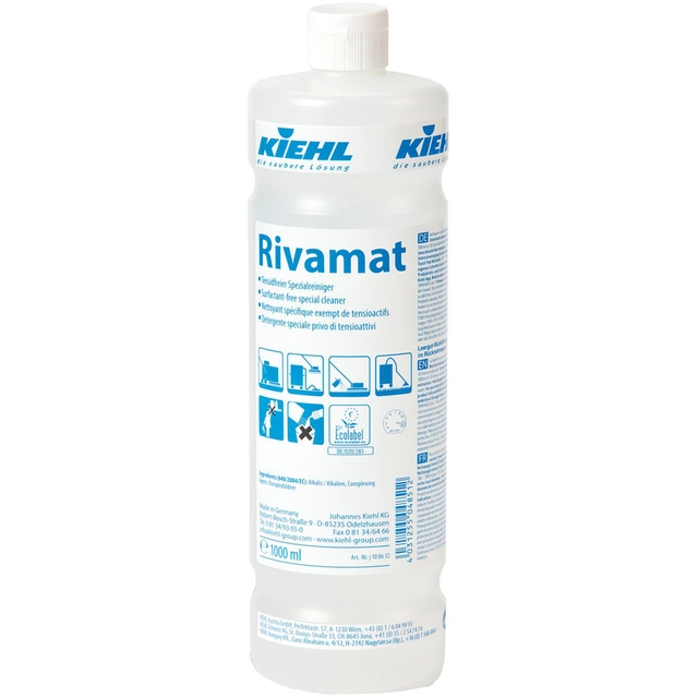 Kiehl Rivamat ecological for floors and carpets extra effective for ingrained dirt content: 1 l