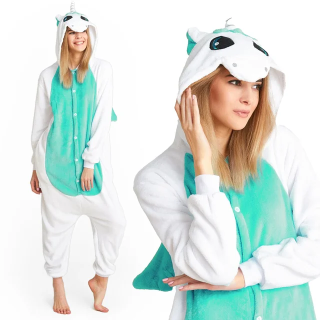 KIGURUMI JAS EENHOORN MINT M