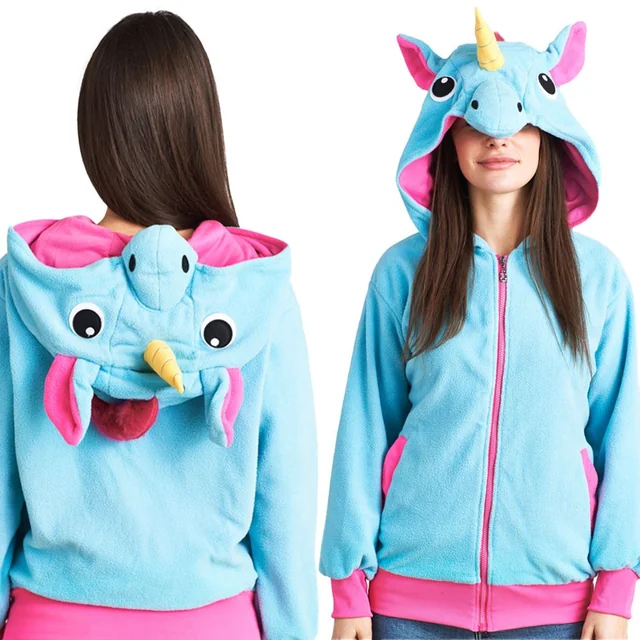 Kigurumi Pegaz blauwe M-hoodie