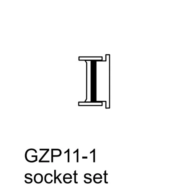 Kištukas Lumel formai GP11 1, kabeliui prijungti ZP11-1XX, rinkinys