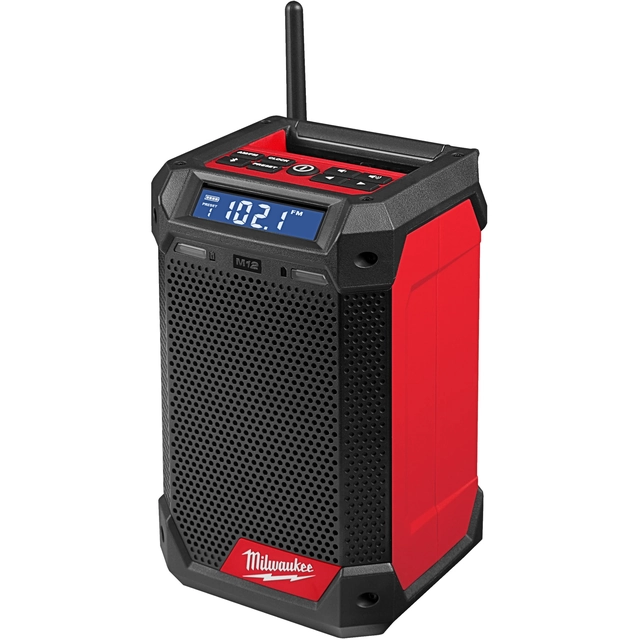 Kit: batteriladdare för radio DAB+ Milwaukee M12 RCDAB+-0, 12 V