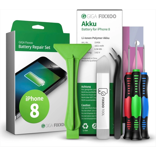 Kit de înlocuire a bateriei Giga Fixxoo pentru iPhone 8 (15798)