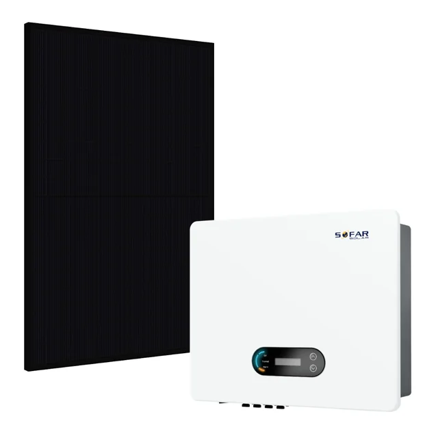 Kit d'énergie solaire (onduleur + modules solaires) 7 kW