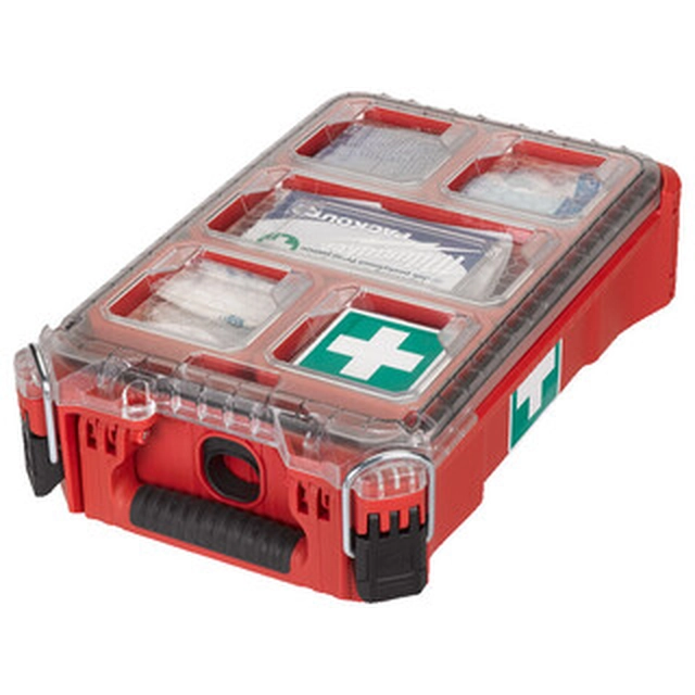 Kit di pronto soccorso imballato Milwaukee DIN 13157