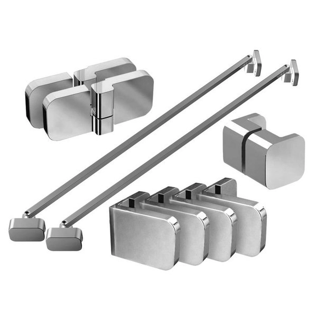 Kit d'installation pour cabines et murs de douche Ravak Brilliant et Walk-In, B SET, BSDPS-L 120 chrome