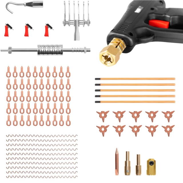 Kit pistol pentru sudura prin puncte 86 elemente