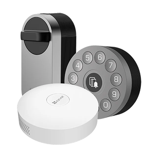 Kit Smart lock avec clavier multifonctions et Home Gateway - EZVIZ CS-DL01S-DL01CP-A3