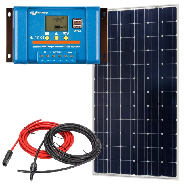 Kit solar para barco 175W com controlador PWM