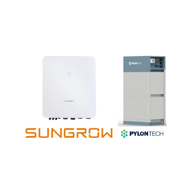 Kit Sungrow SH5.0RT + Pylontech Force H2 - 7,1kWh (BMS + 2 x acumulator)