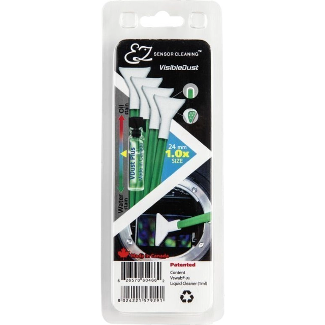 Kit Visible Dust EZ 1.0x 24 mm para sensores de cámara verde (5801103)