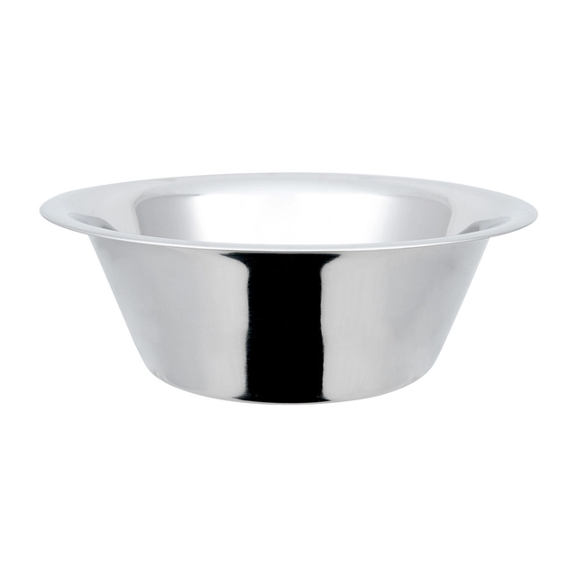 Kitchen bowl with a rim, polished steel Ø340mm 6L Stalgast | 082341