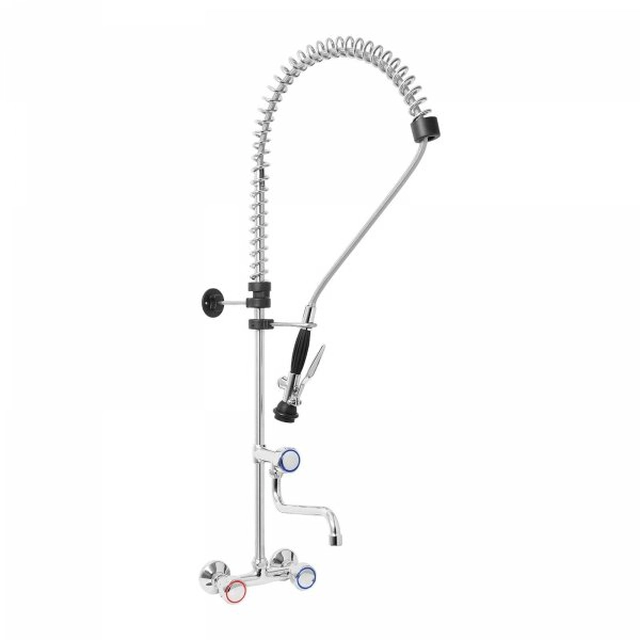 Kitchen faucet with shower - water hose 1000 mm - tap 220 mm - handles MONOLITH 10360036 R0102010206