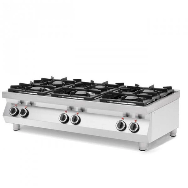 Kitchen Line 6-burner gas cooker, table HENDI 227398 227398