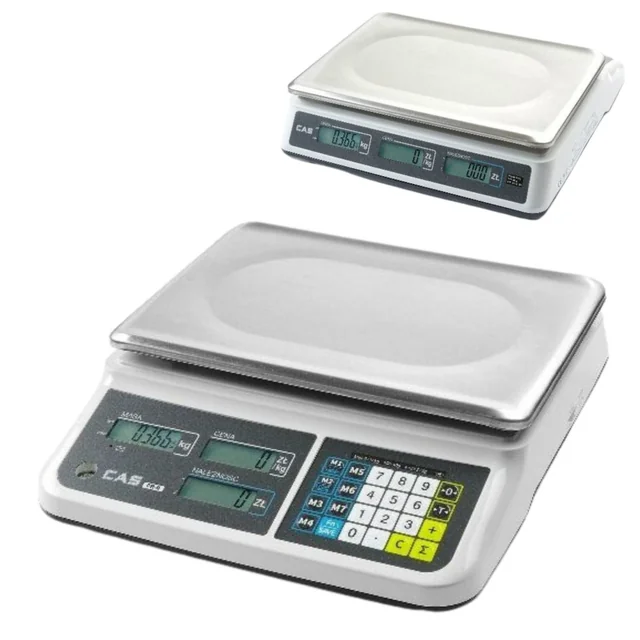 Kitchen scale CAS range up to 15 kg Hendi 580417