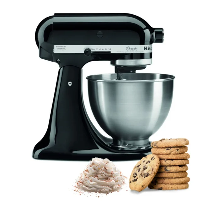 Kitchenaid Robot Mixer 5k45sseob Schwarz 4,28l – Elegante und effiziente Küchenmaschine