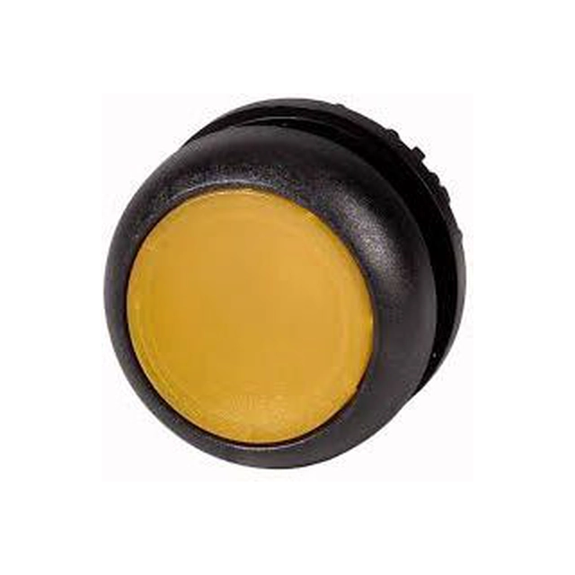 Κίτρινο κουμπί Eaton με οπίσθιο φωτισμό και αυτόματη επιστροφή M22S-DL-Y (216930)