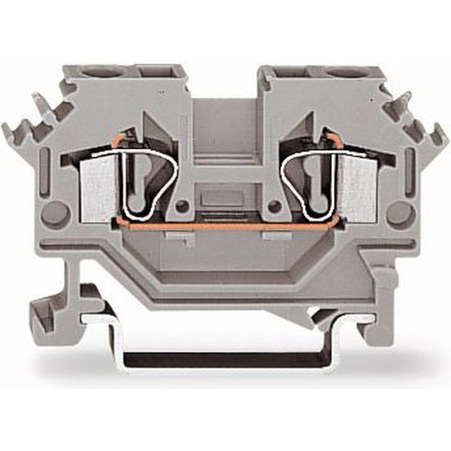 Клемник Wago 2-przewodowa 4mm2 сірий (281-601)