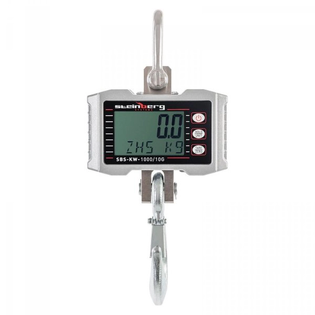 Κλίμακα αγκίστρου Steinberg Systems SBS-KW-1000/10G 1t διαίρεση 0,5kg STEINBERG LCD 10030128 SBS-KW-1000/10G