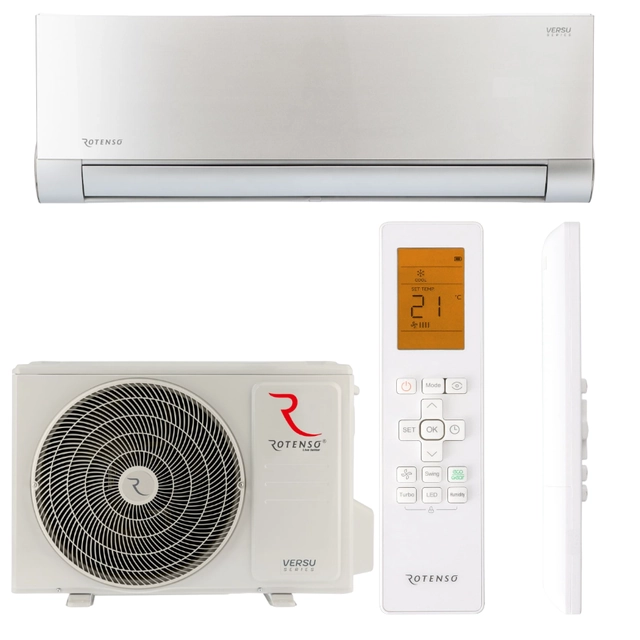 Климатик Rotenso Versu Silver 2,6kW WiFi 4D