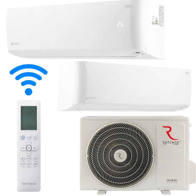 Klimatyzacja Mirai 3,5kW ROTENSO Zestaw WiFi 4D HD