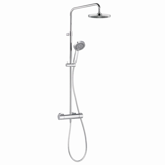 Kludi A-QA thermostatic shower set, chrome, 661950500