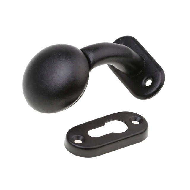 KNOB PEDESTRIAN HANDLE FRT+SHELF INSERT BLACK LAK PR