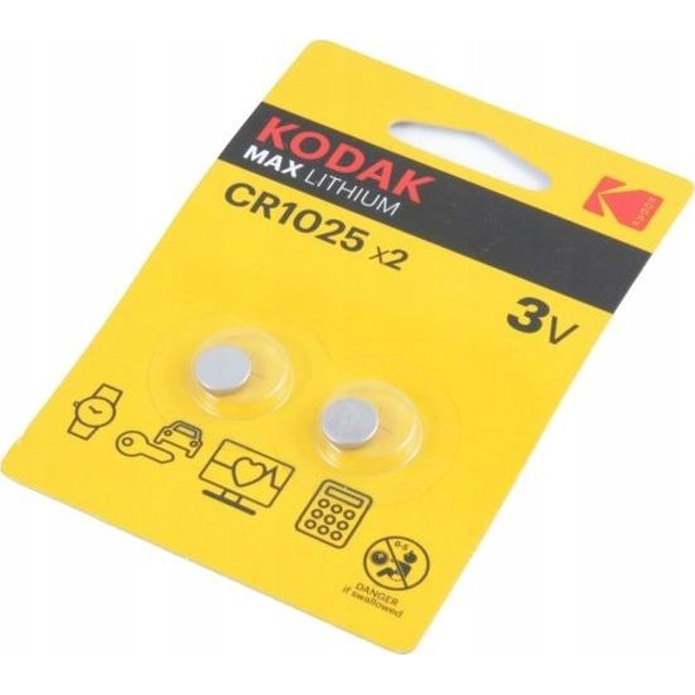 Kodak Batteri Max CR1025 2 st.