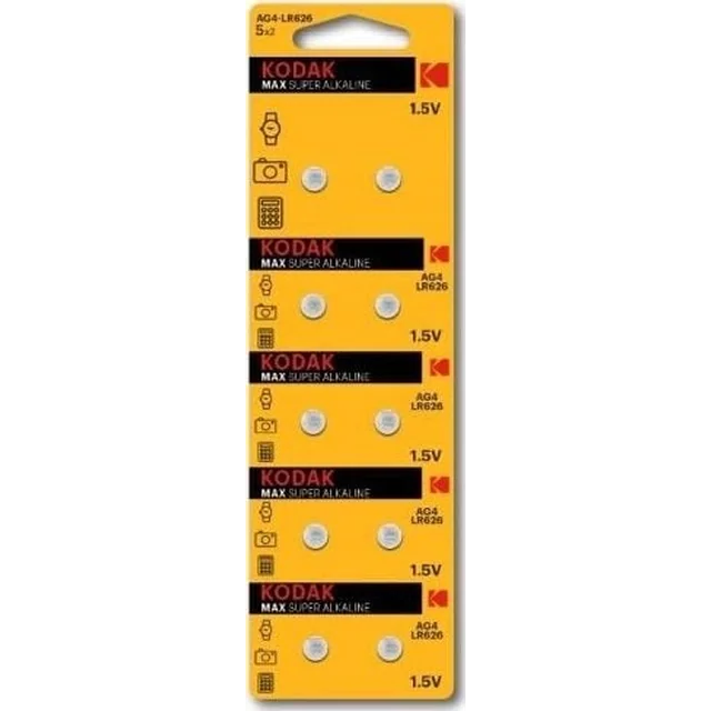 Kodak Battery Max LR66 10 gab.