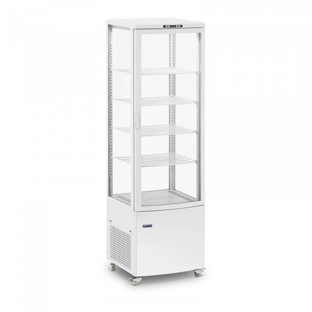 Koelvitrine - 238 l - wit ROYAL CATERING 10011915 RCCC-238-W