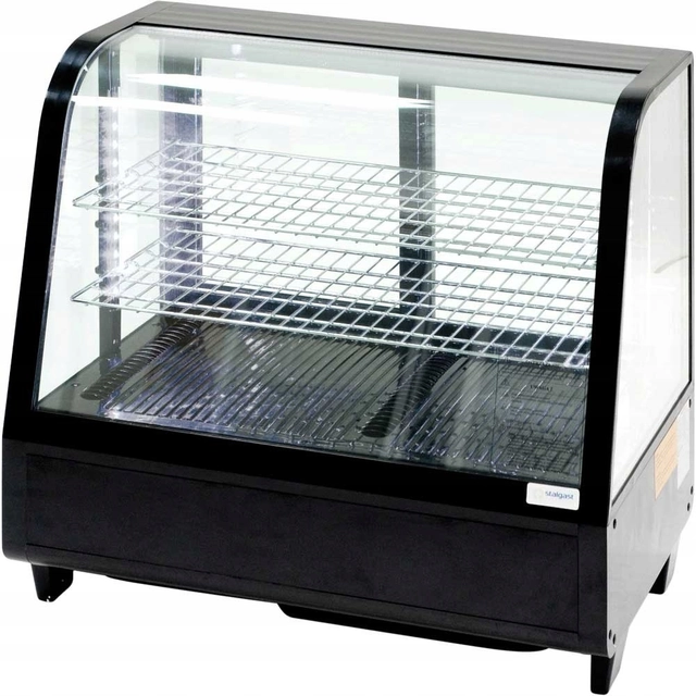 Koelvitrine Zwart 2-Półkowa Led Stalgast 852104