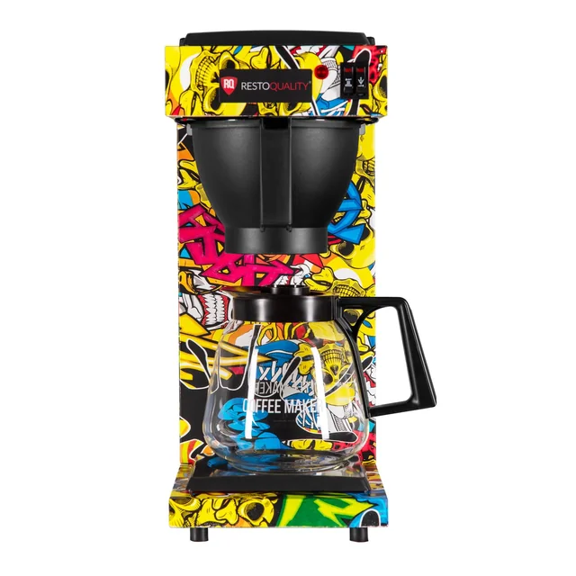 Koffie overbrengen RQLT120-2 G2 | Graffiti-collectie | 2,4 kW | 144 kopjes/u | 2 kannen 1,8 l