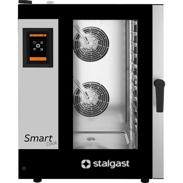 Kombi gőzölő, STALGAST SmartCook, érintés, 11xGN1/1, P 18.5 kW