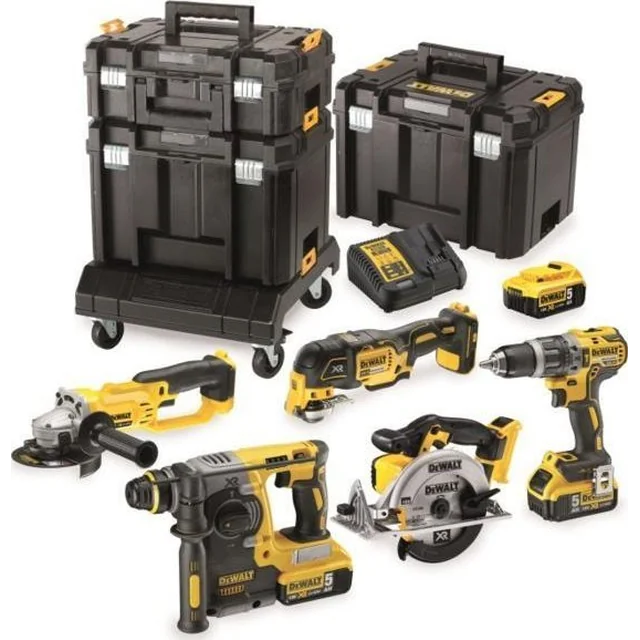 Комплект електрически инструменти Dewalt 13-elementowy (DCK654P3T)