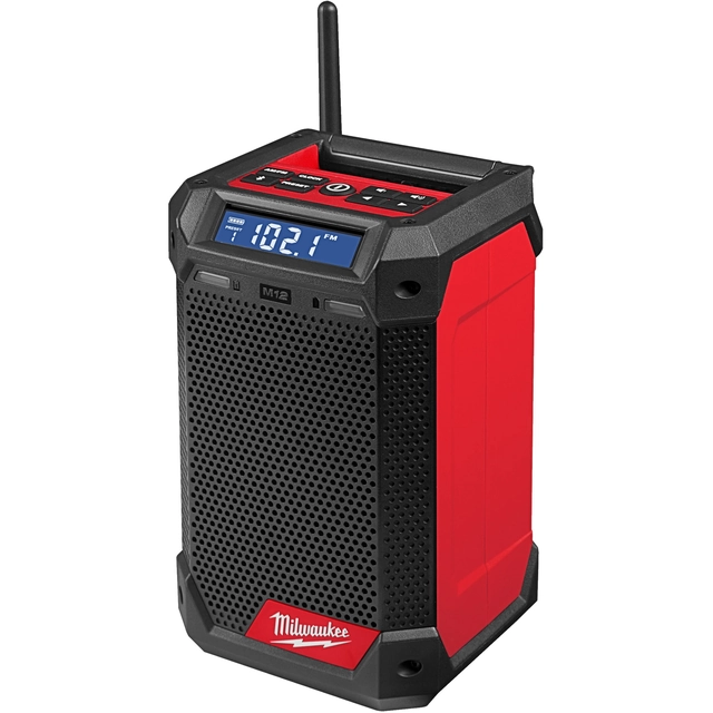 Komplekts: akumulatora lādētājs radio DAB+ Milwaukee M12 RCDAB+-0, 12 V