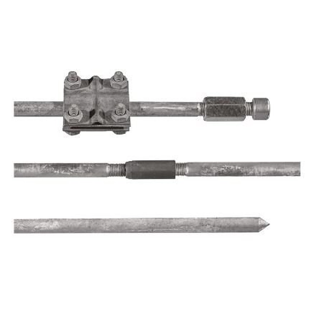 Komplett vikt jordelektrod 2x1,5m galvaniserad