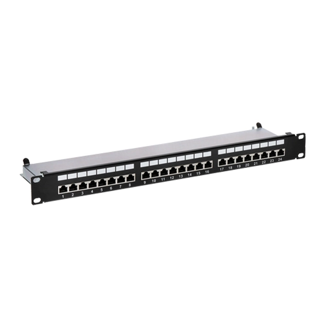 Комутаційна панель 1U'FTP cat5e'24 порти RJ45 - ASYTECH Networking ASY-PP-FTP5E-24