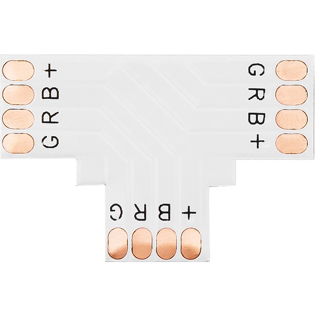 Konektor za LED trakove tipa "T" 10mm RGB 1 Art