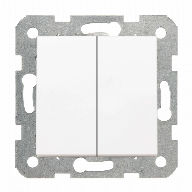 Konektor za svijećnjak (serijski, dupli) Viko Panasonic Karre bijeli
