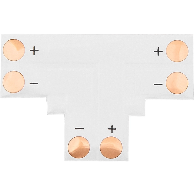 Kontakt för LED-remsor av "T"-typ 8mm 2pin