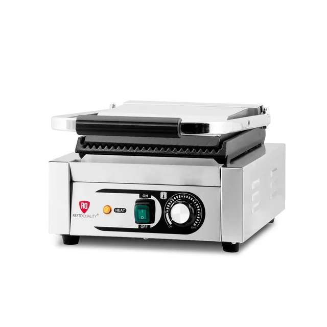 Kontakt grill pojedynczy | ryflowany | Resto Quality | 1,8 kW